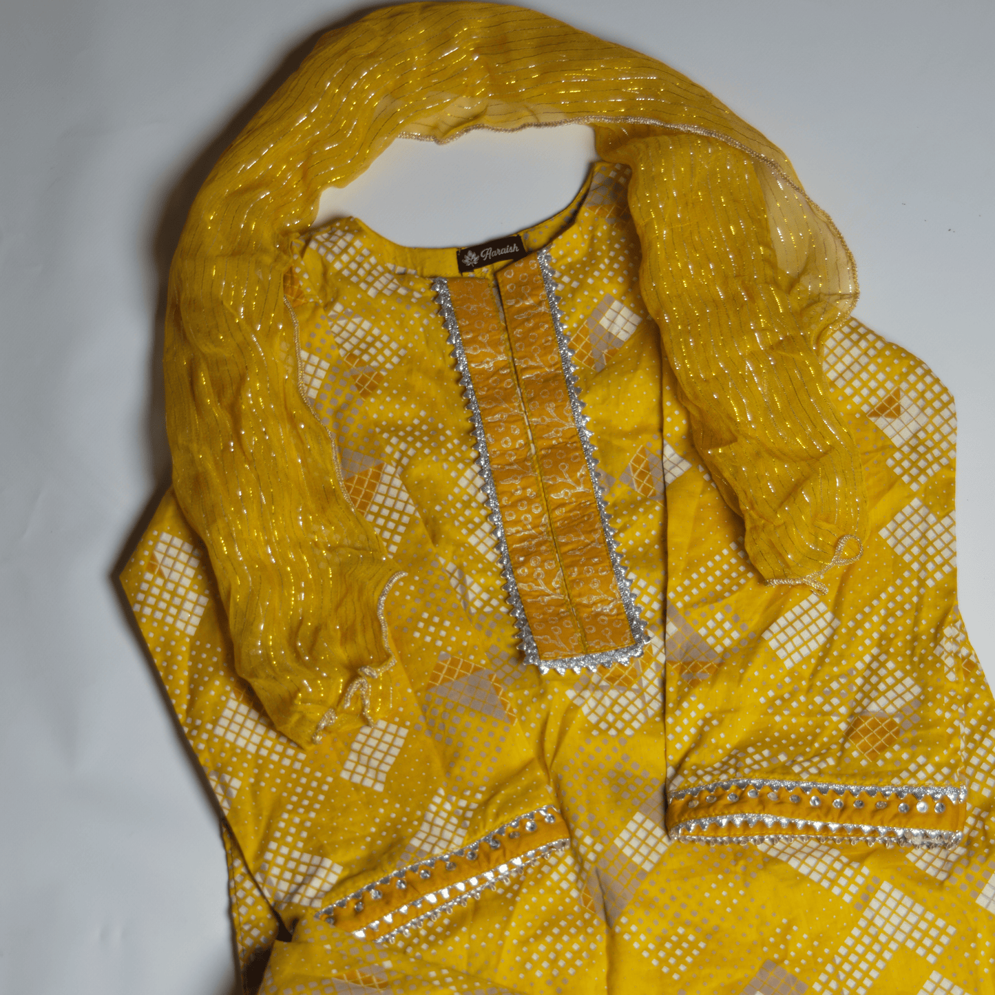 Yellow suit for girls